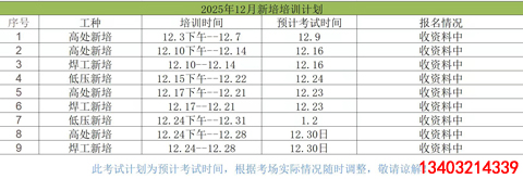 石家莊應急局12月考證全攻略：電工/焊工/高處證報名流程+培訓考試詳解